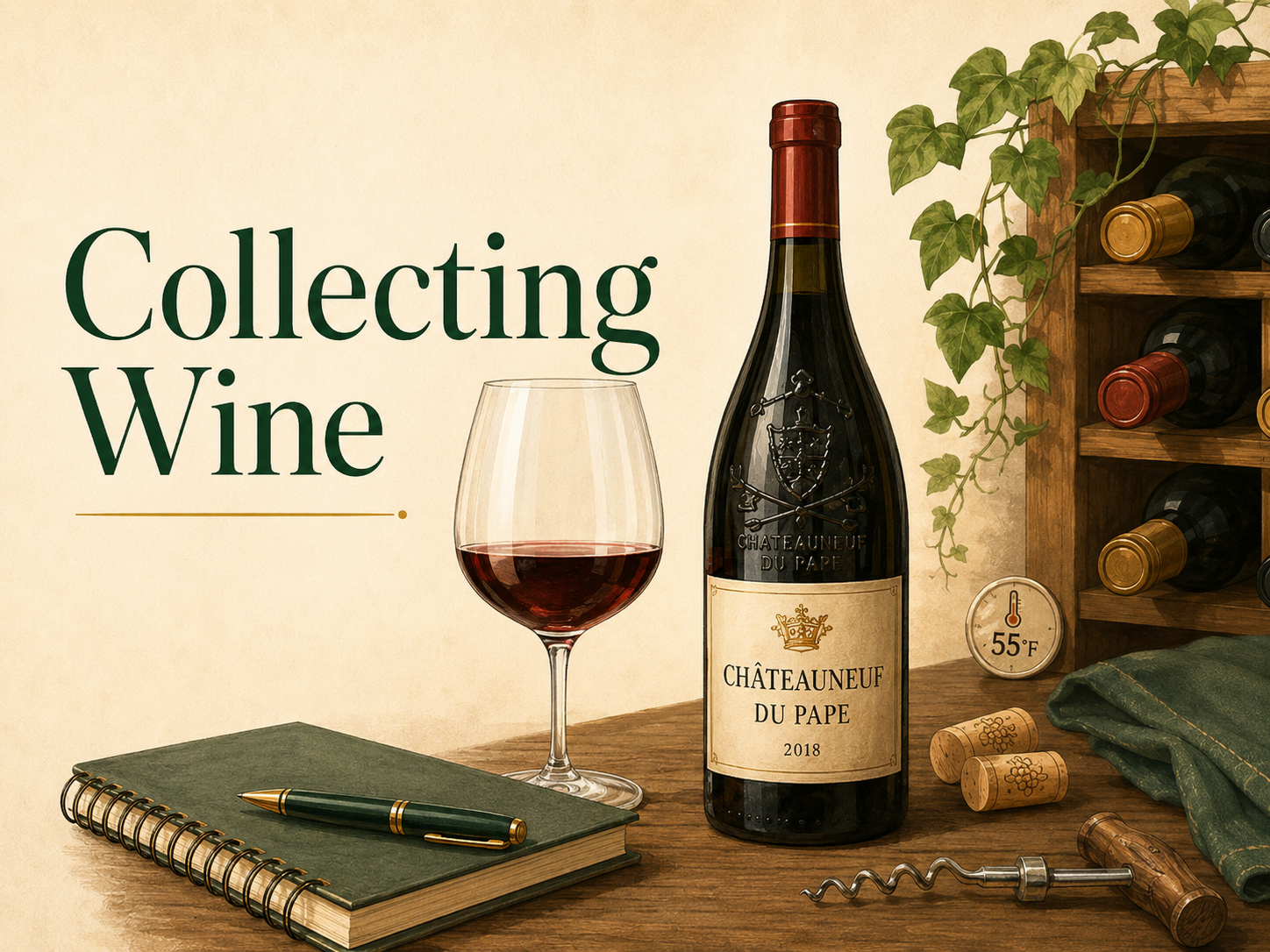 Collecting wine